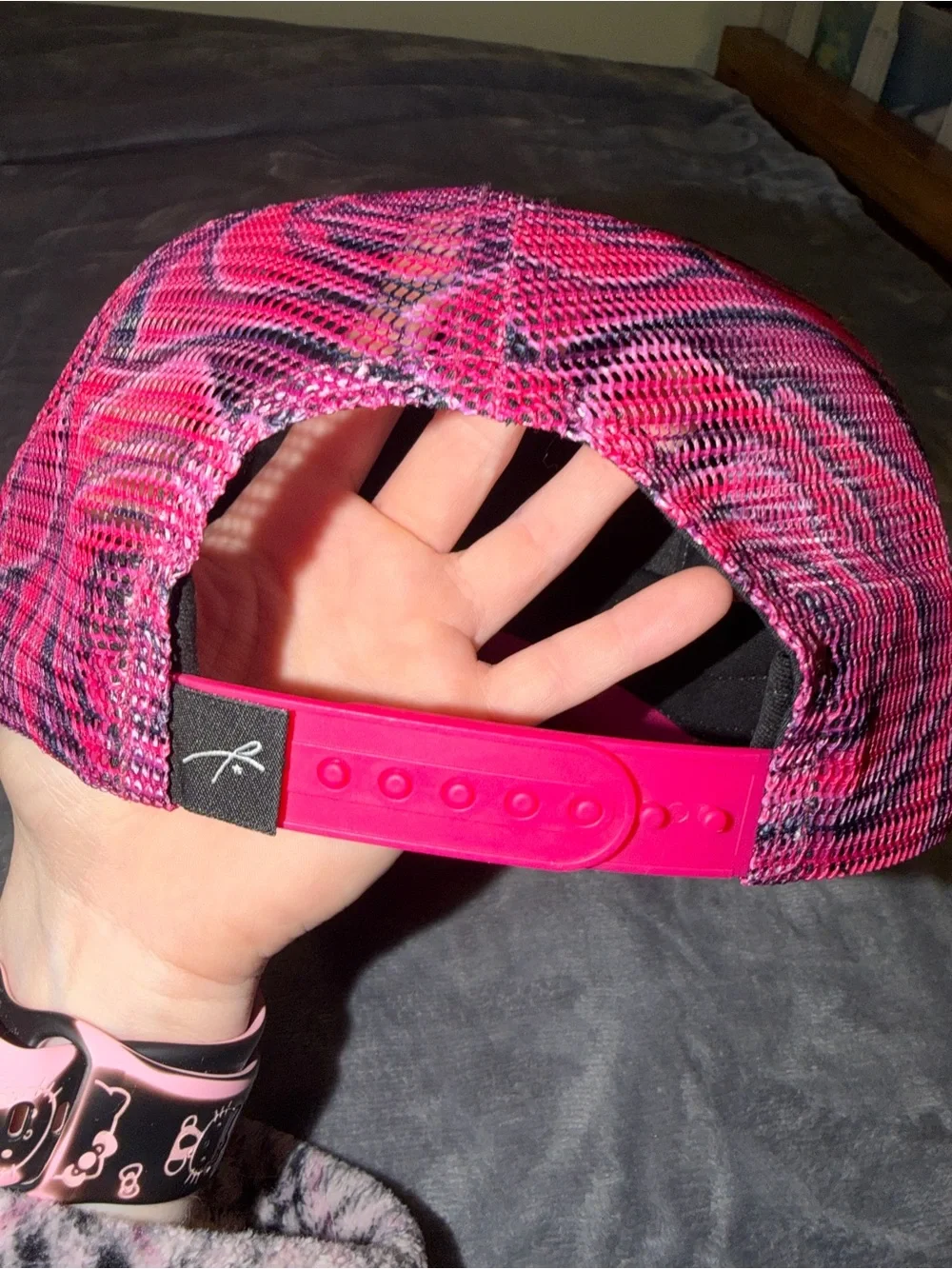 🩷🤍 Grace Folly Trucker Hat